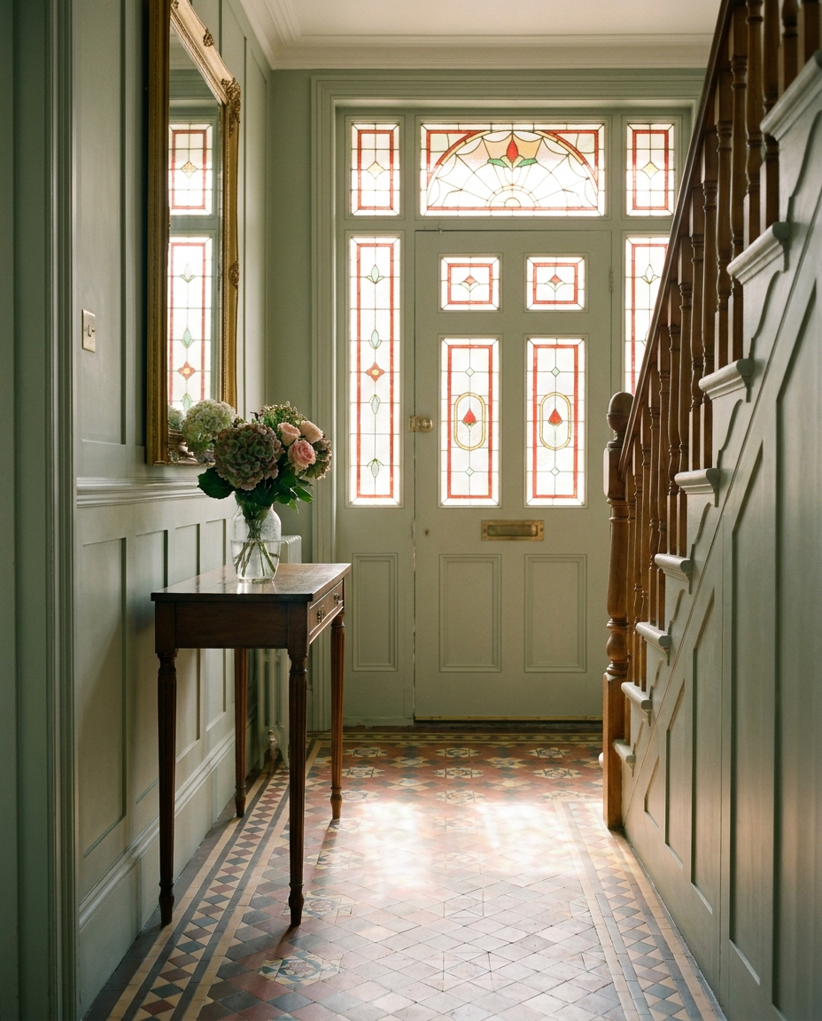 A characterful period entrance hallway in a quality Norwich home